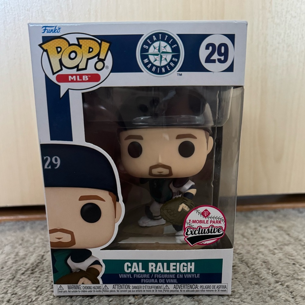 Cal Raleigh Mariners Funko Pop T Mobile Park Exclusive